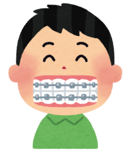 歯列矯正する子供